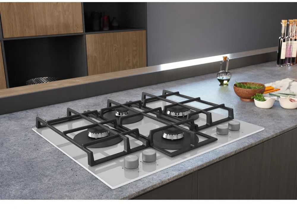 Газовая варочная поверхность Hotpoint-Ariston HAGS 61F/WH белый — фото 6