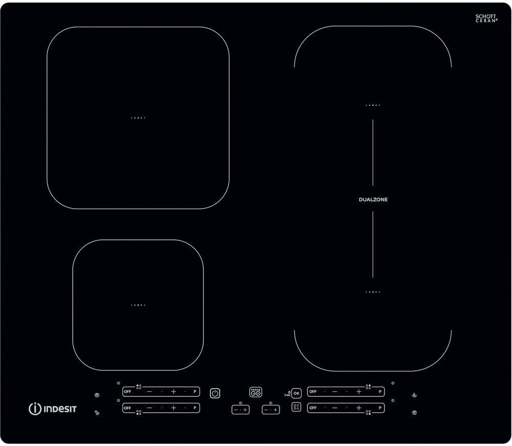 Индукционная варочная поверхность Indesit IB 65B60 NE черный