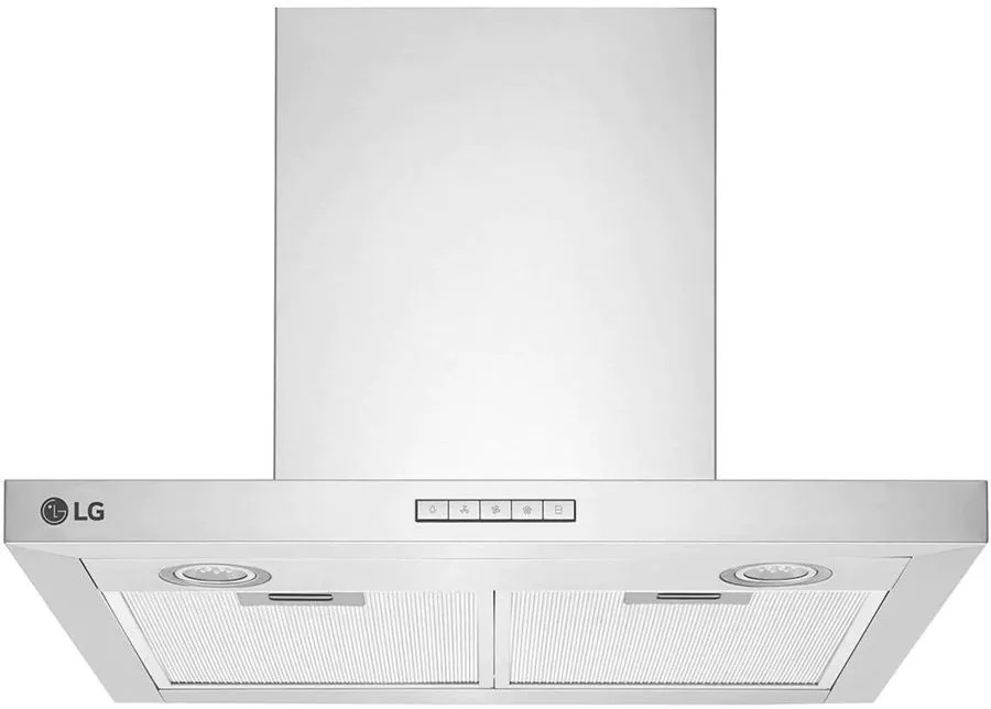 Вытяжка каминная LG HCEZ2415S нержавеющая сталь управление: кнопочное (1 мотор)