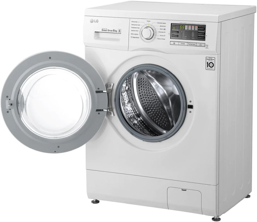 Стиральная машина LG Mega 2 F1296ND0 класс: A загр.фронтальная макс.:6кг белый — фото 6