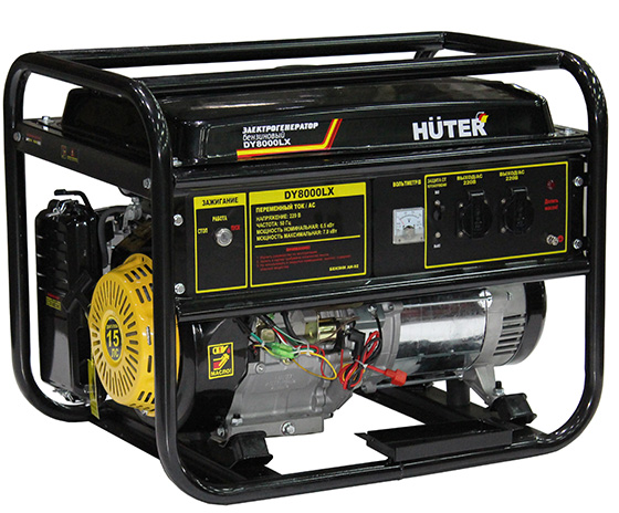 Генератор Huter DY8000LX 7кВт