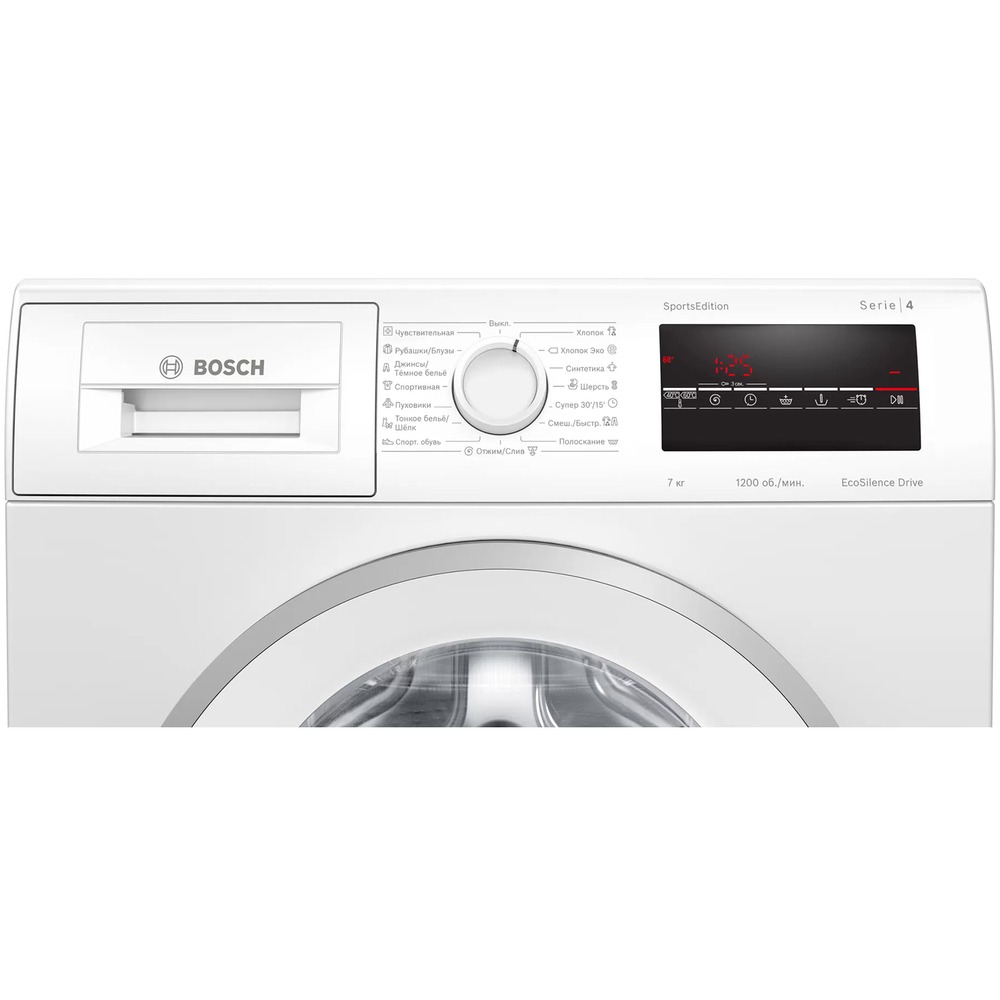 Стиральная машина Bosch Serie 4 WLP24260OE класс: A-20% загр.фронтальная макс.:7кг белый — фото 2