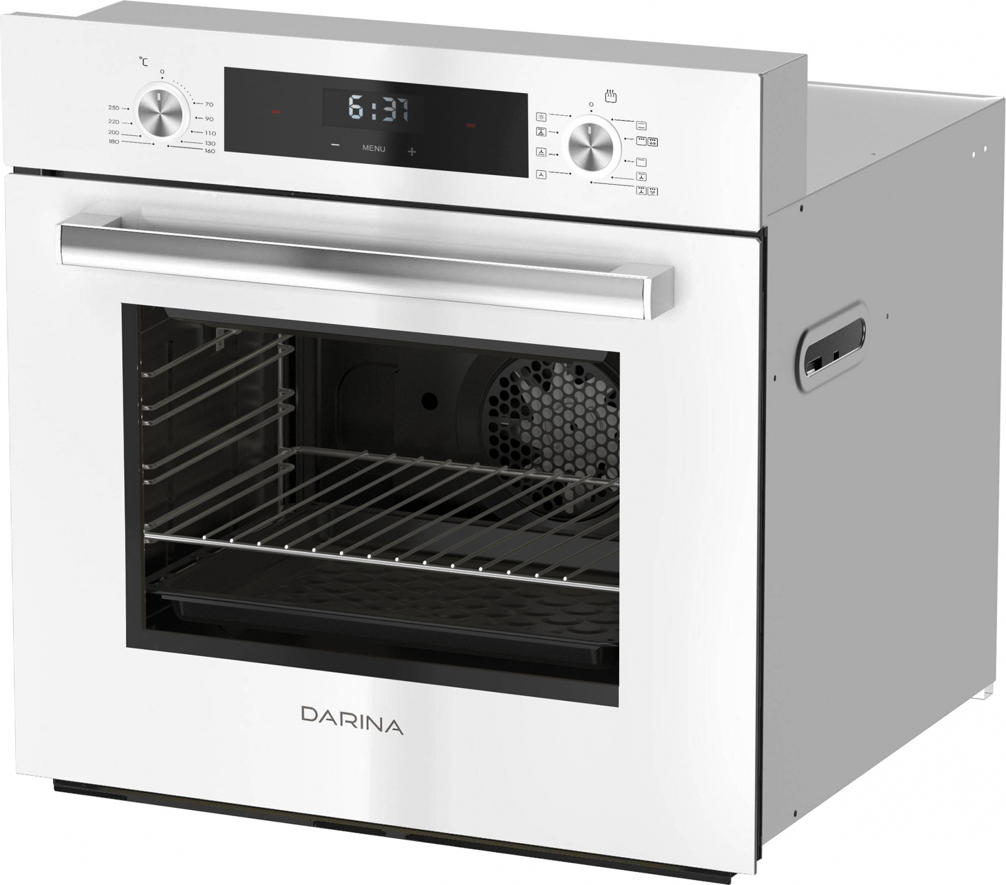 Духовой шкаф Электрический Darina 0V5 BDE 112 708 W1 белый — фото 2