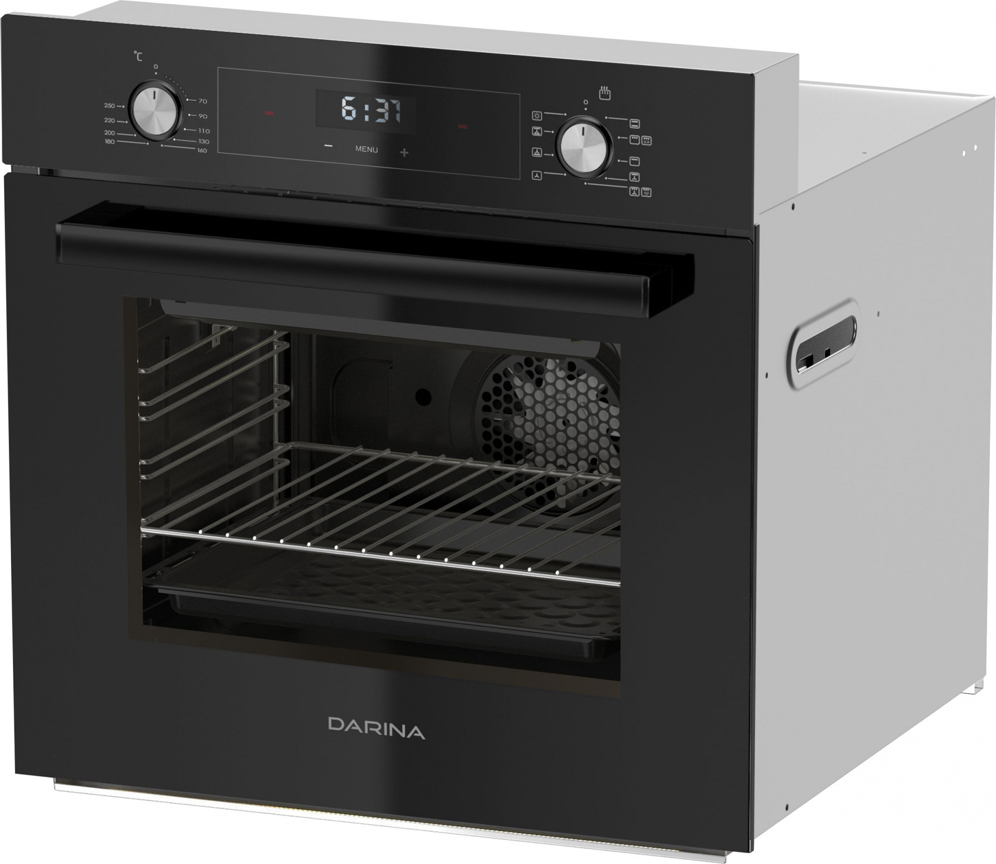Духовой шкаф Электрический Darina 0V5 BDE 112 708 B1 черный — фото 2