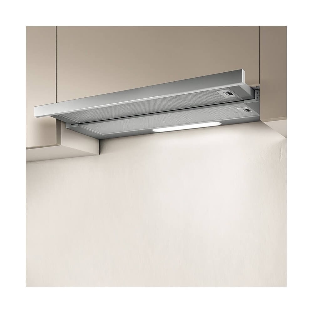 Вытяжка встраиваемая Elica Elite 14 Lux GRIX/A/90 серебристый управление: кнопочное (1 мотор)