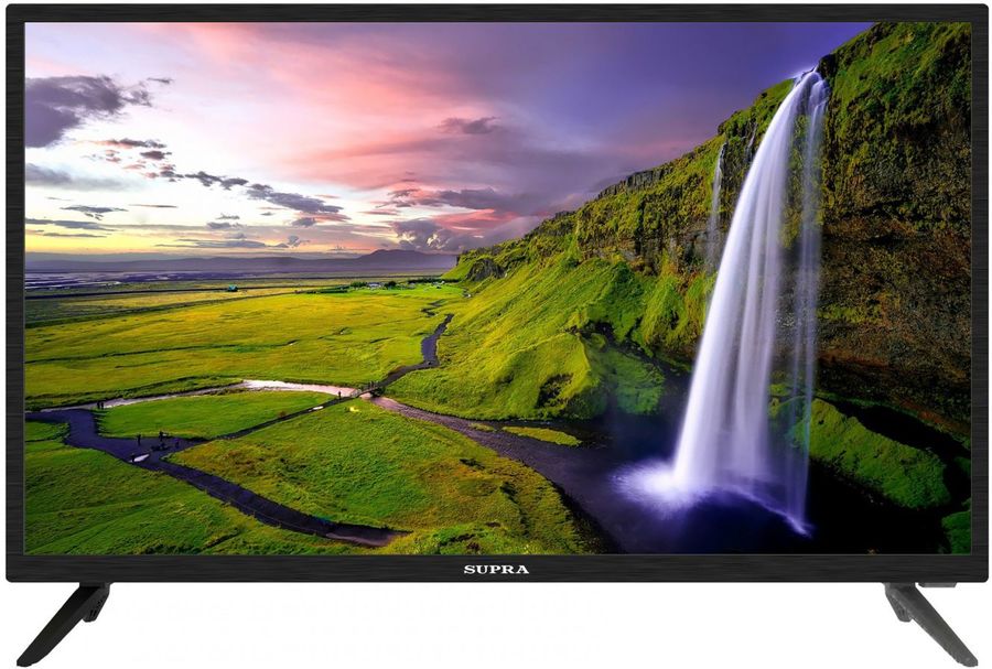 Телевизор LED Supra 40" STV-LC40ST0045F черный FULL HD 50Hz DVB-T DVB-T2 DVB-C USB WiFi Smart TV (RUS)