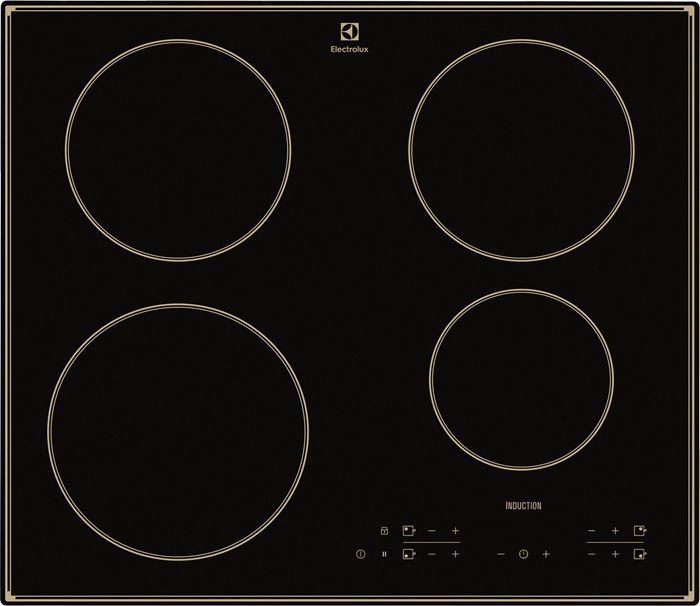 Индукционная варочная поверхность Electrolux IPEV644RBC черный/золотистый — фото 5