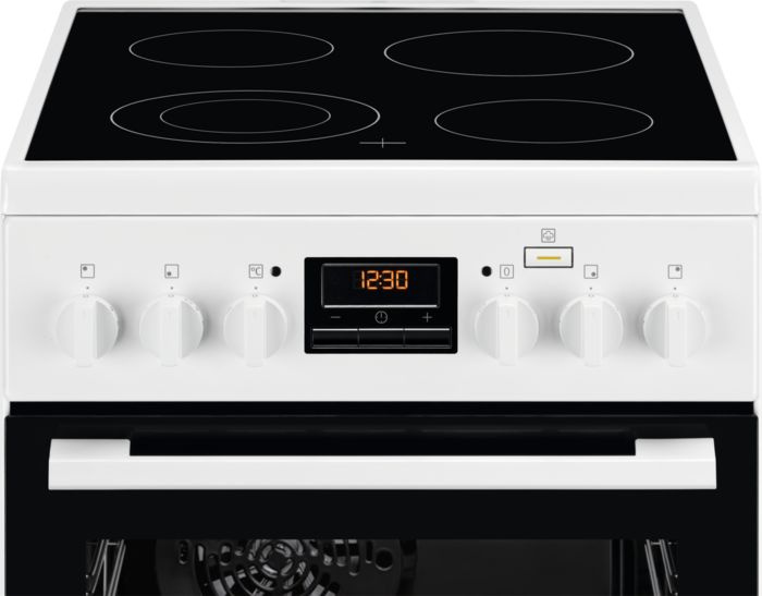 Плита Электрическая Electrolux RKR560200W белый/черный стеклокерамика (без крышки) — фото 3