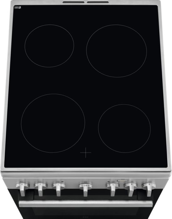 Плита Электрическая Electrolux RKR560100X нержавеющая сталь/черный стеклокерамика (без крышки) — фото 2
