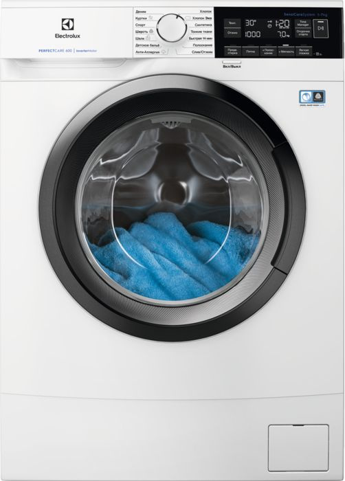 Стиральная машина Electrolux EW6S3R07SI класс: A-40% загр.фронтальная макс.:7кг белый — фото 6