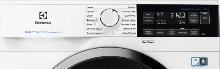 Стиральная машина Electrolux EW6S3R07SI класс: A-40% загр.фронтальная макс.:7кг белый — фото 7