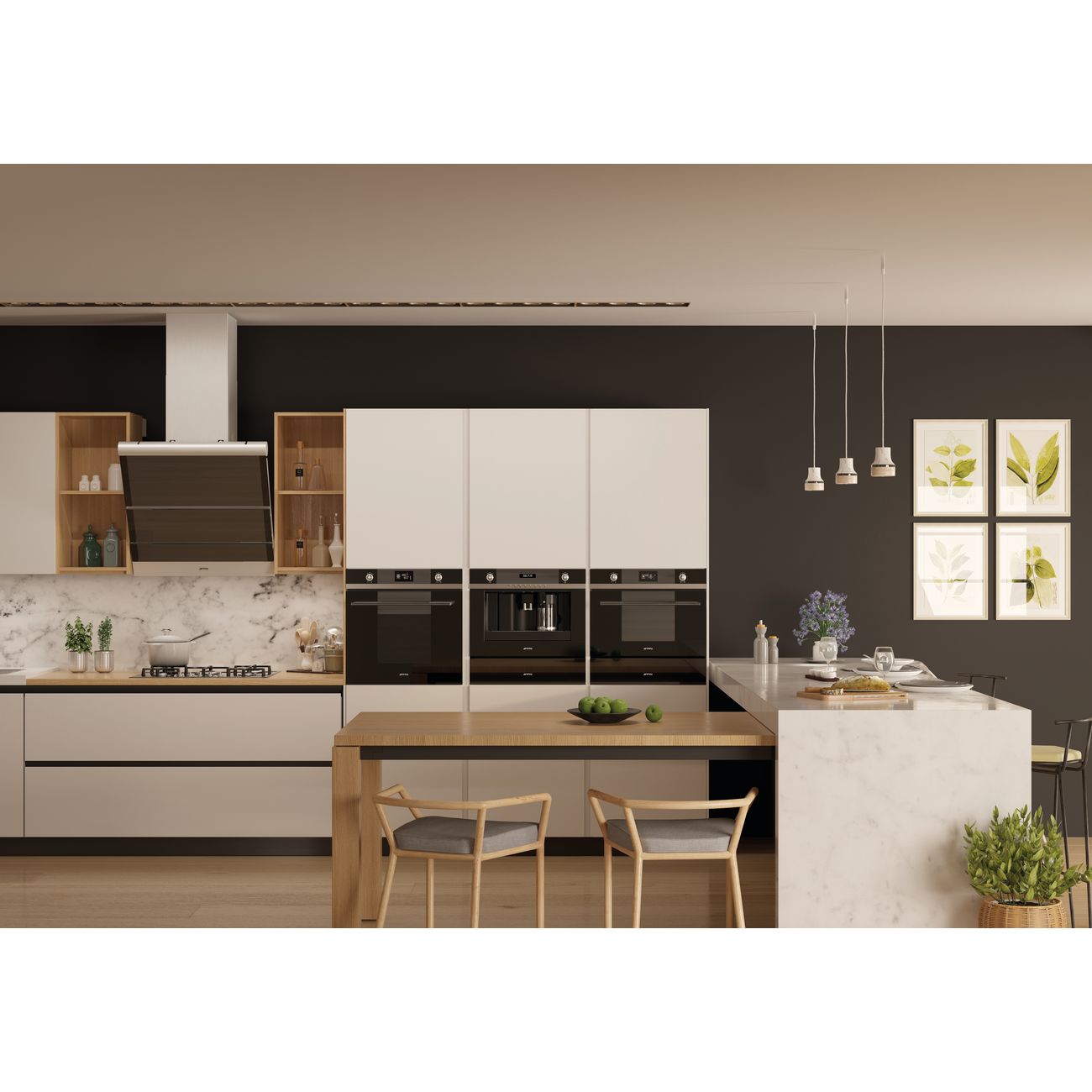 Компактный духовой шкаф Smeg SF4102VCN — фото 3