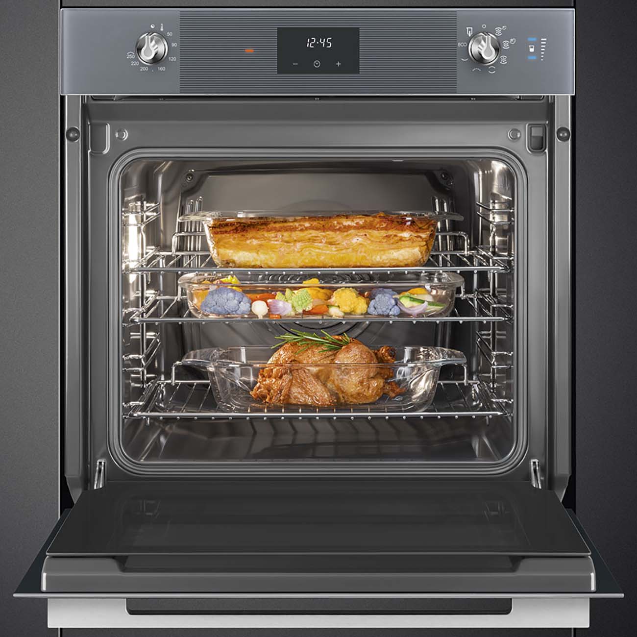 Электрический духовой шкаф Smeg SO6100S2S — фото 3