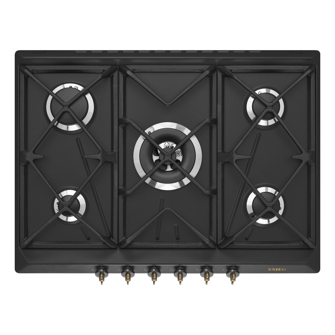 Встраиваемая газовая панель Smeg SRV876AOGH