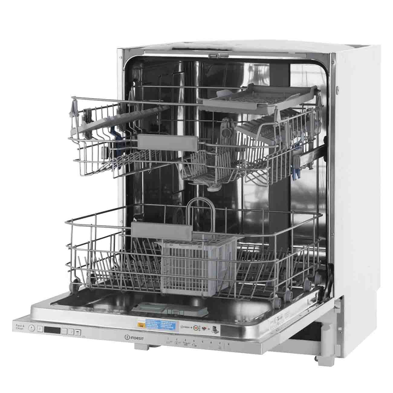 Встраиваемая посудомоечная машина 60 см Indesit DIC 3C24 AC S — фото 4