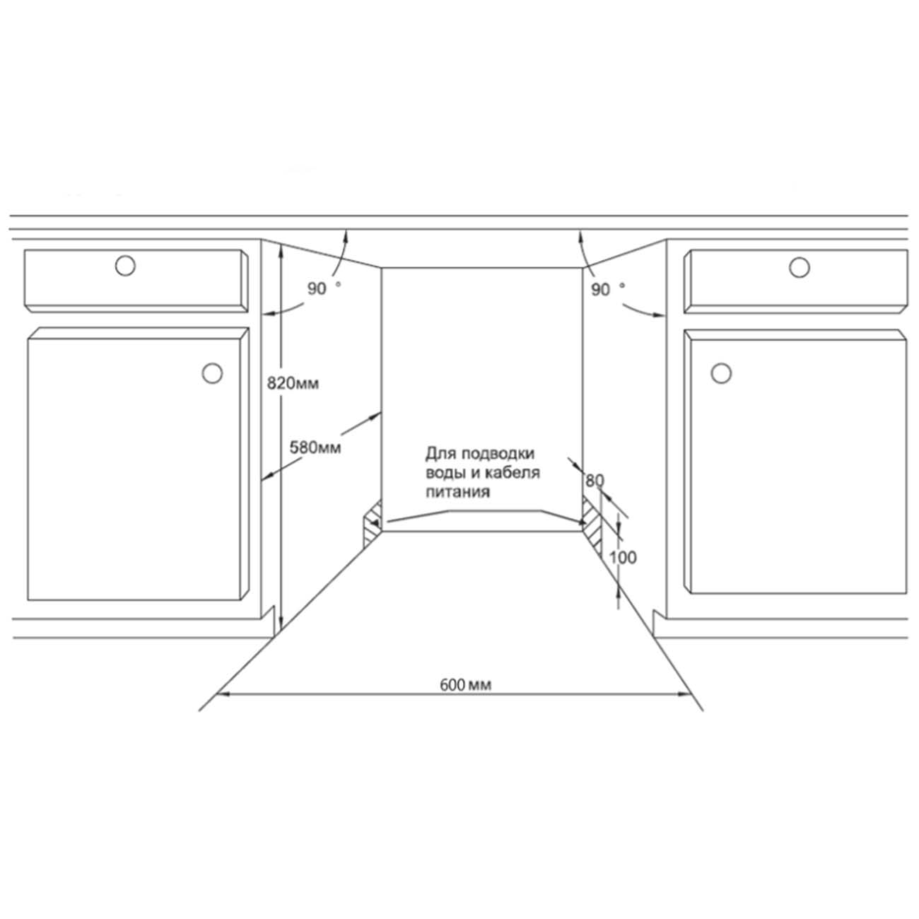 Встраиваемая посудомоечная машина 60 см HOMSAir DW64E — фото 3