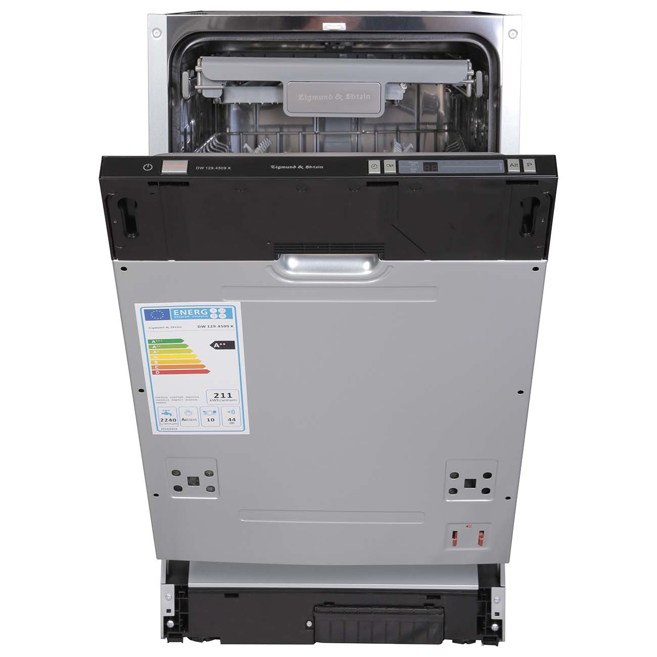 Встраиваемая посудомоечная машина 45 см Zigmund & Shtain DW 129.4509 X