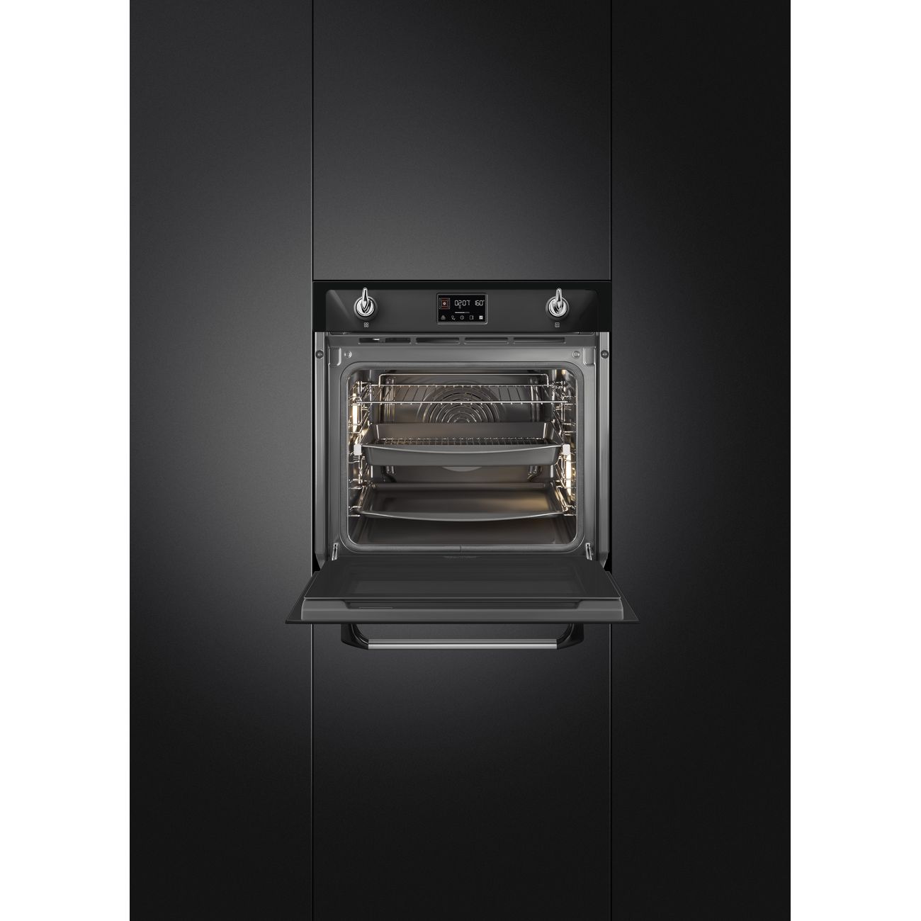 Электрический духовой шкаф Smeg SOP6902S2PN — фото 2