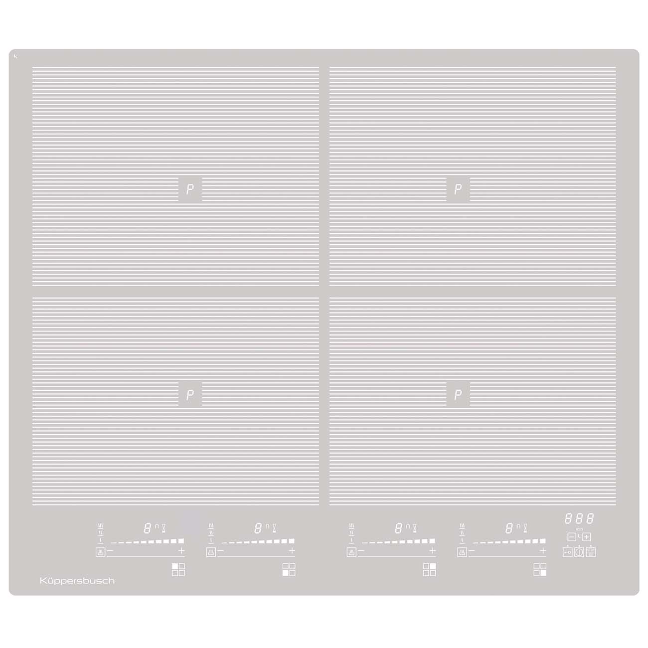 Встраиваемая индукционная панель Kuppersbusch KI 6800.0 GR