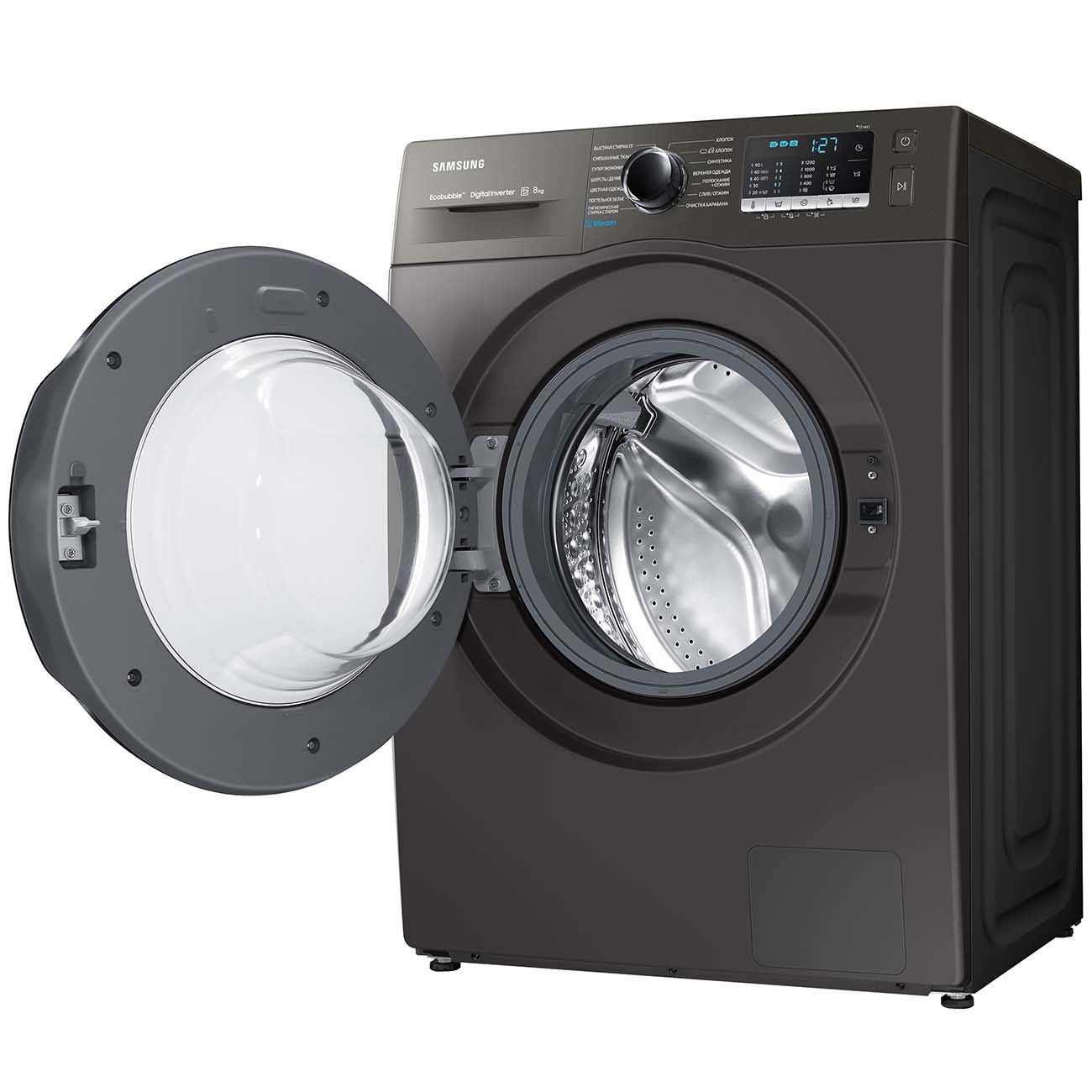 Стиральная машина узкая Samsung WW80AAS21AX — фото 2