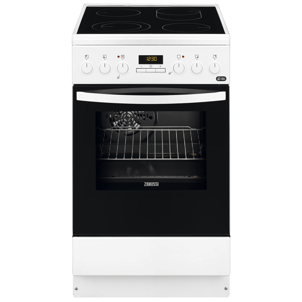 Электрическая плита (50-55 см) Zanussi ZCV9553G1W