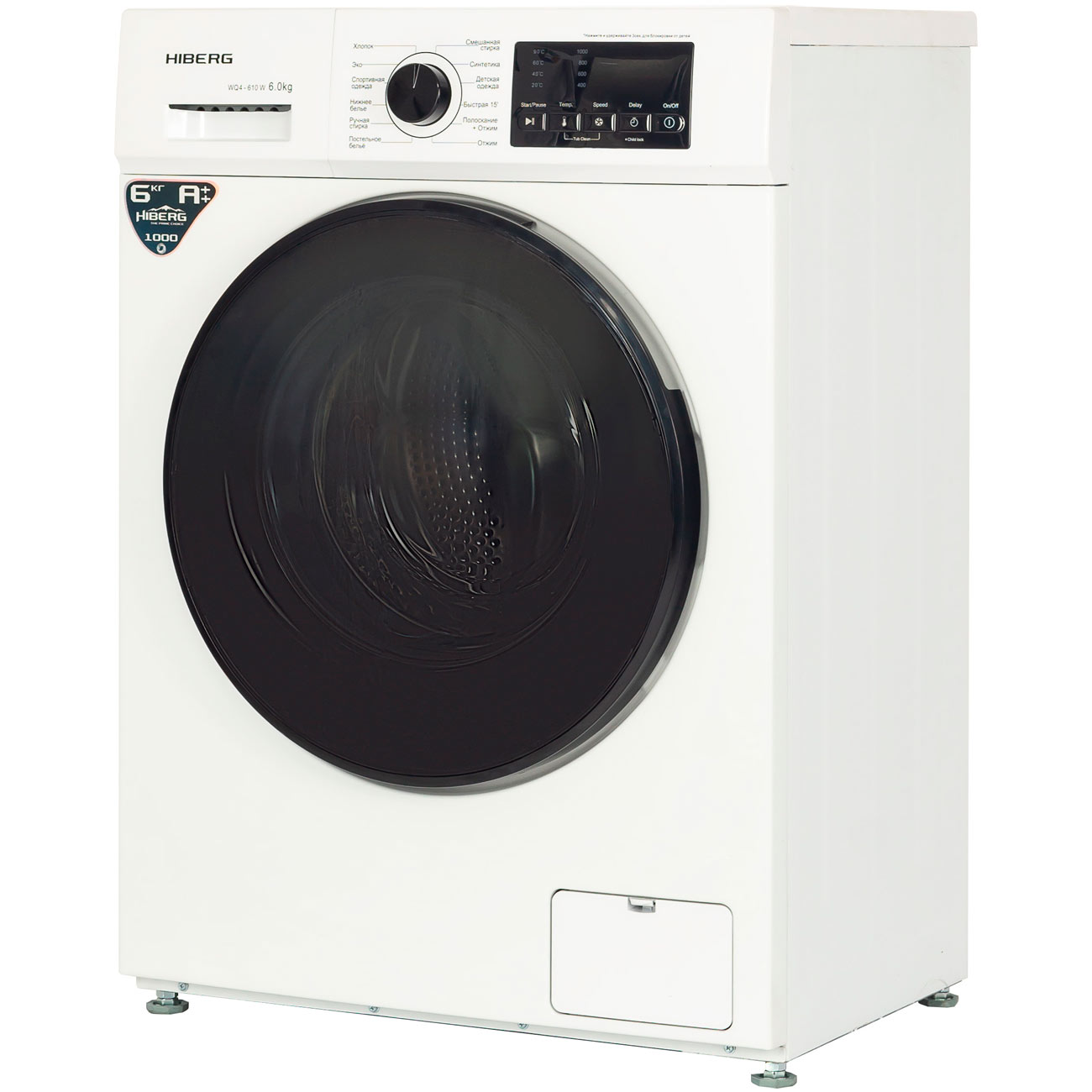 Стиральная машина узкая Hiberg WQ4 - 610 W