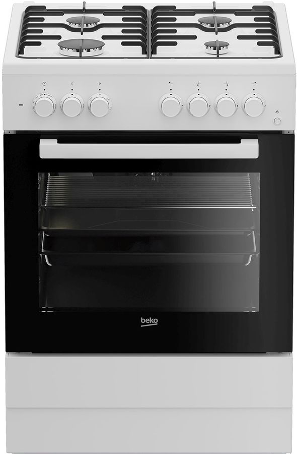 Плита Комбинированная Beko FSE62110DW белый/черный