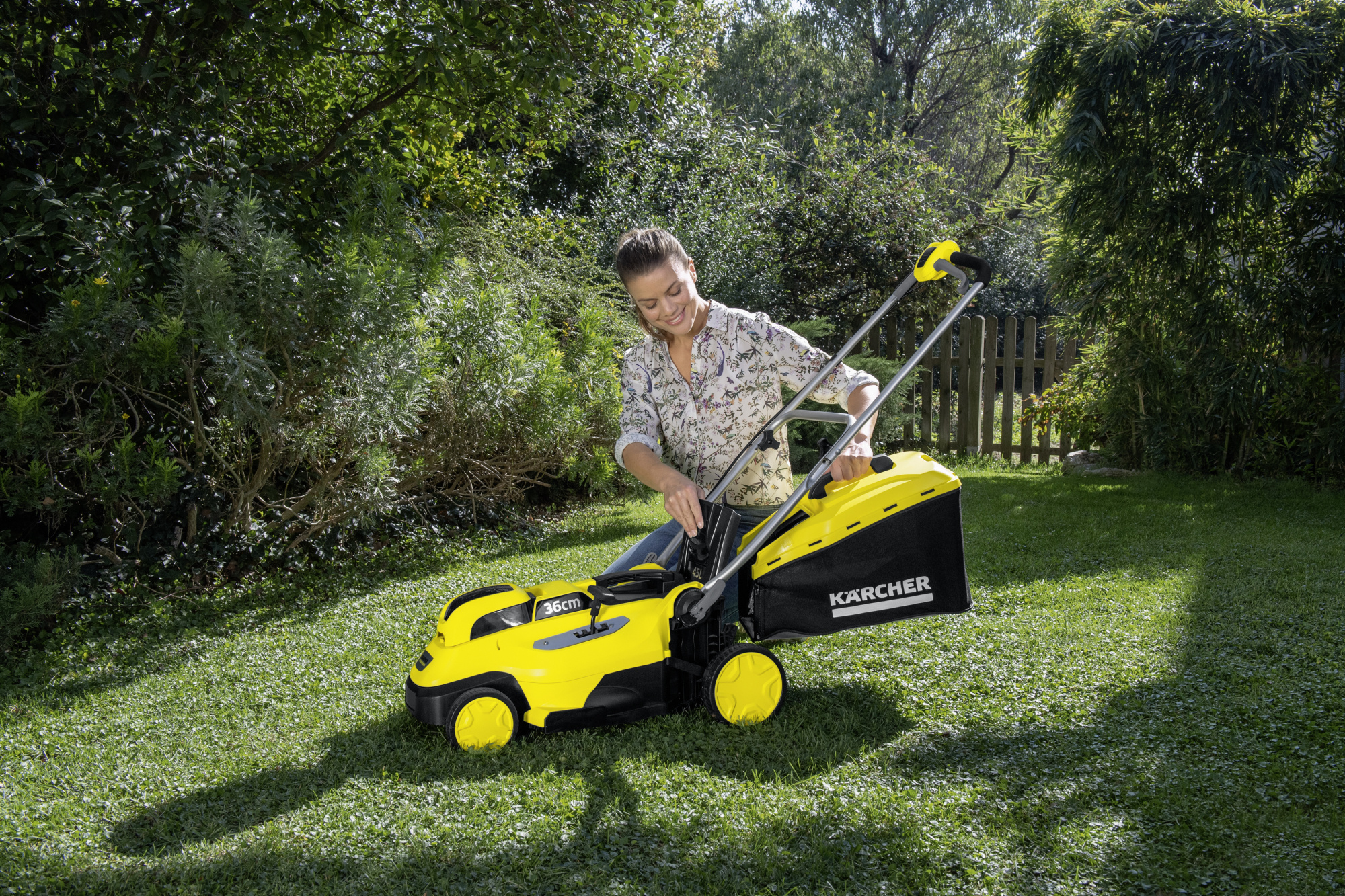 Газонокосилка роторная Karcher LMO 18-36 Battery (1.444-420.0) — фото 2