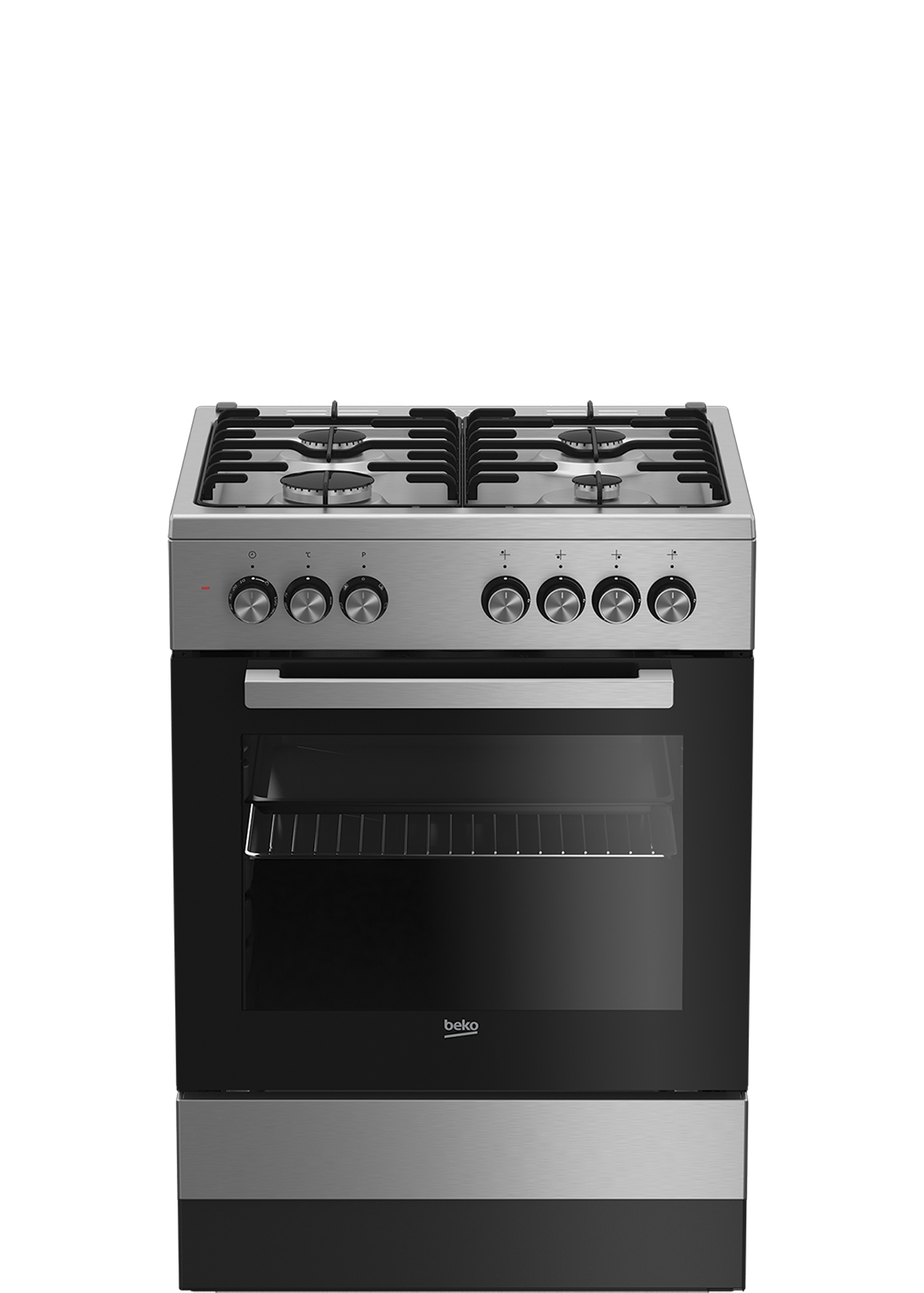 Плита Комбинированная Beko FSE62120DX нержавеющая сталь/черный
