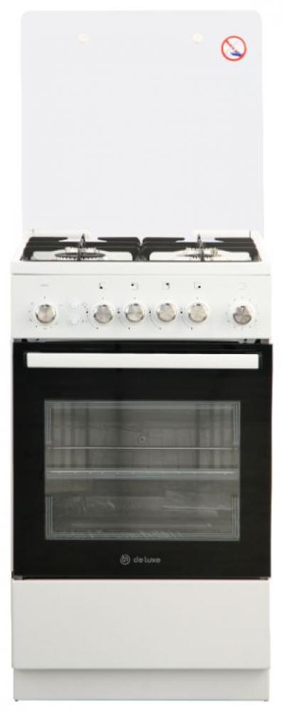 Плита Газовая De Luxe 5040.40г (кр) ЧР-010 нержавеющая сталь