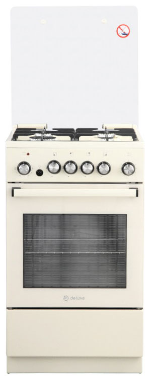Плита Комбинированная De Luxe 5040.41гэ (кр) ЧР-013 бежевый