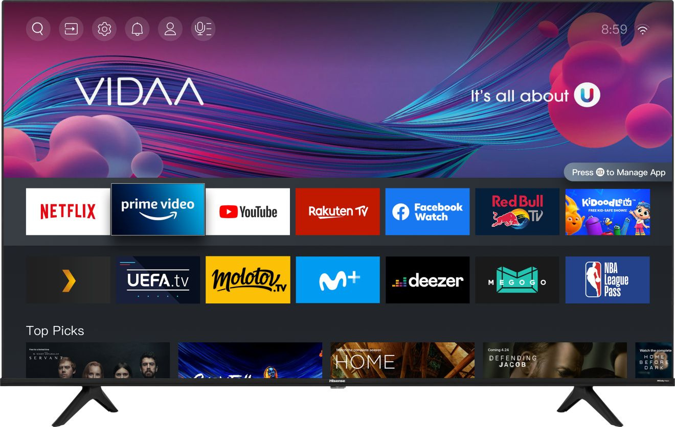 Телевизор LED Hisense 65" 65A6BG
