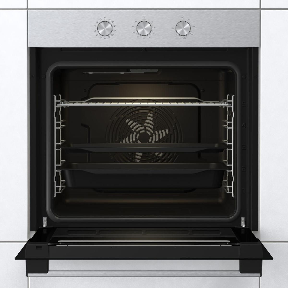 Духовой шкаф Электрический Gorenje BO6727E03X нержавеющая сталь/черный — фото 2