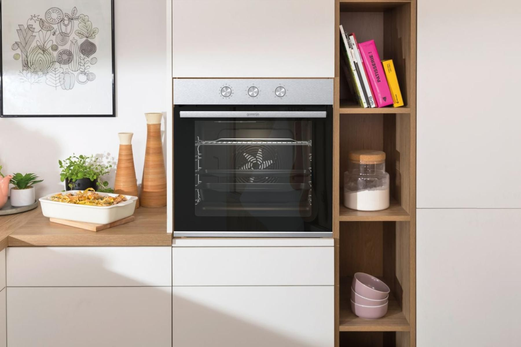 Духовой шкаф Электрический Gorenje BO6727E03X нержавеющая сталь/черный — фото 13