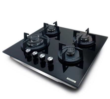 Газовая варочная панель  GINZZU HCG-444 черная