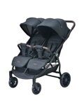 Коляска детская   Коляска прогулочная для двойни Everflo Twins E-2020 grafit