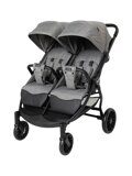 Коляска детская   Коляска прогулочная для двойни Everflo Twins E-2020 grey