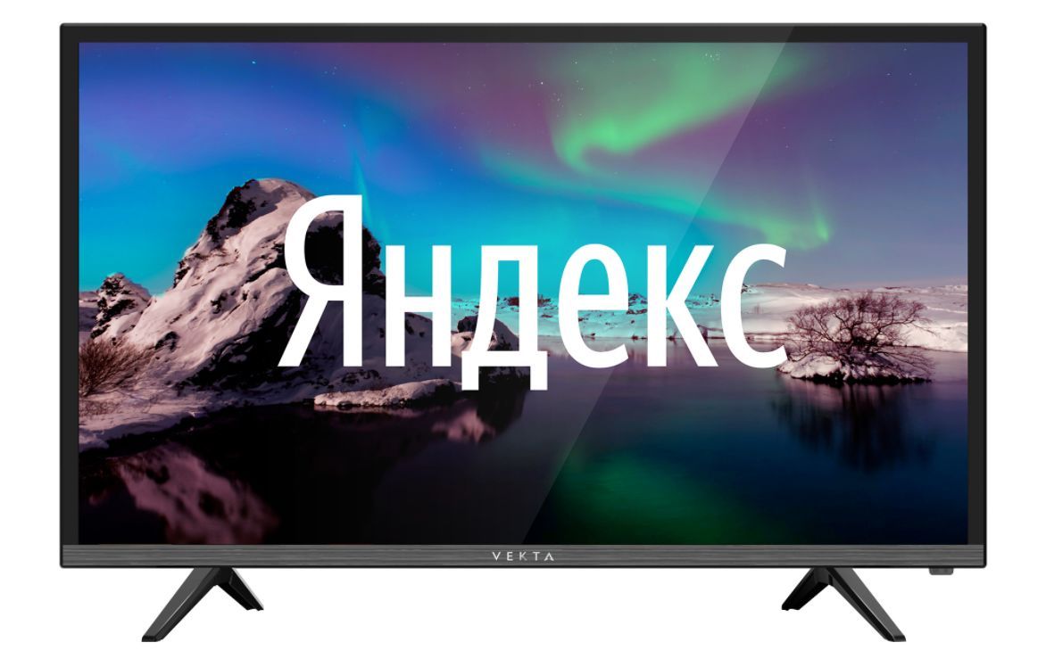 Телевизор  VEKTA LD-24SR4715BS SMART TV Яндекс