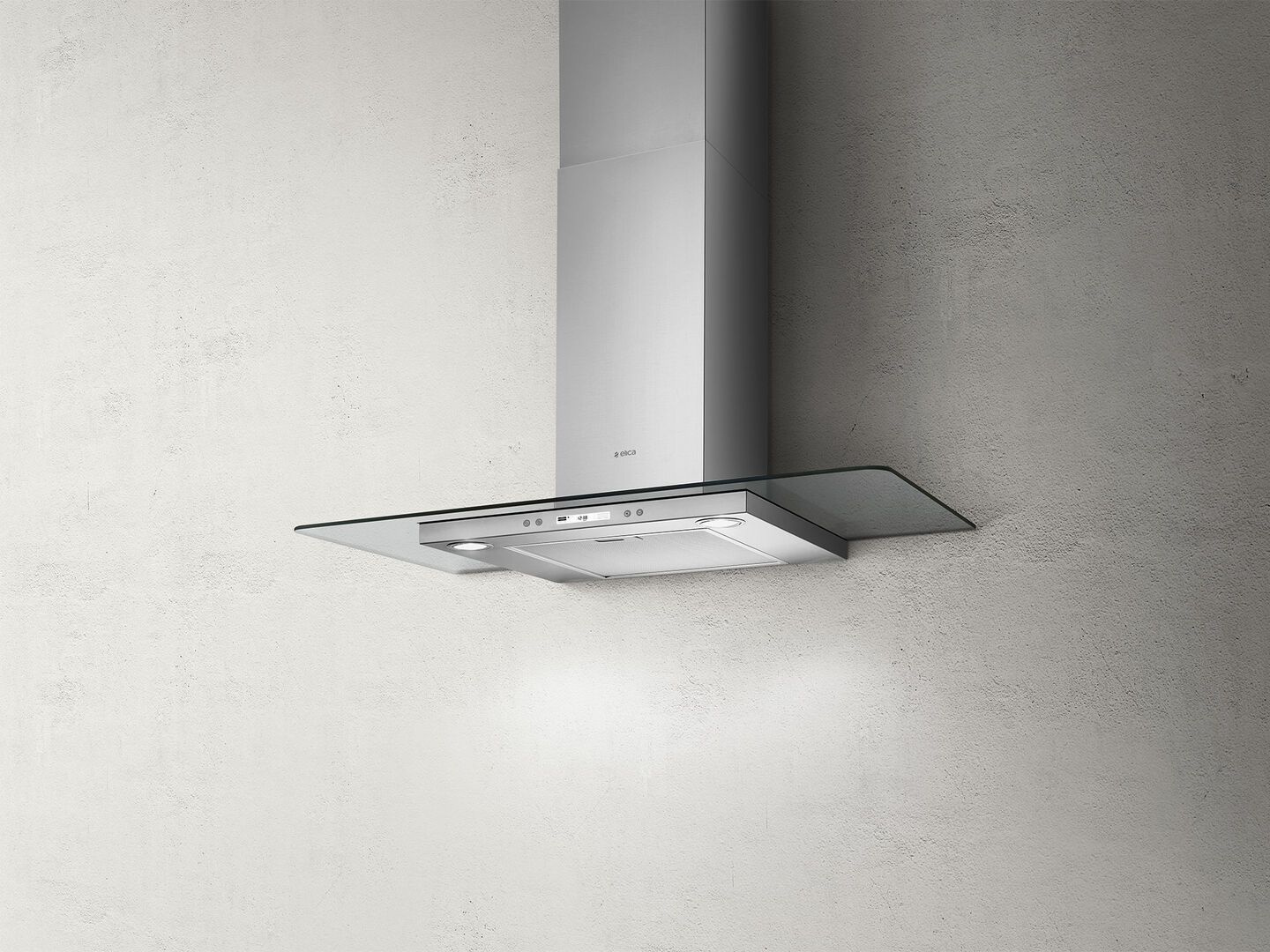 Вытяжка каминная Elica Flat Glass Plus IX/A/60 нержавеющая сталь управление: кнопочное (1 мотор) — фото 3
