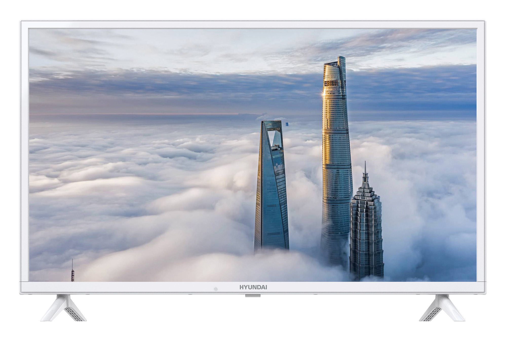 Телевизор LED Hyundai 32" H-LED32GS5101 Салют ТВ белый HD READY 60Hz DVB-T DVB-T2 DVB-C DVB-S DVB-S2 USB WiFi Smart TV (RUS)