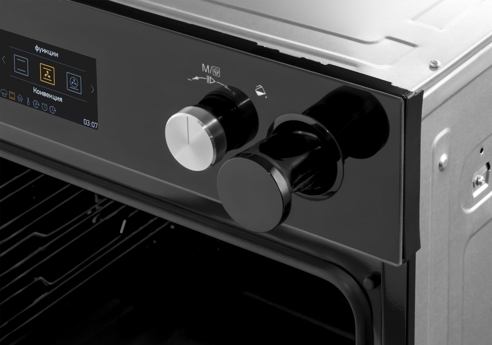Духовой шкаф Электрический Weissgauff EOV 811 PDB Pure Steam черный — фото 6
