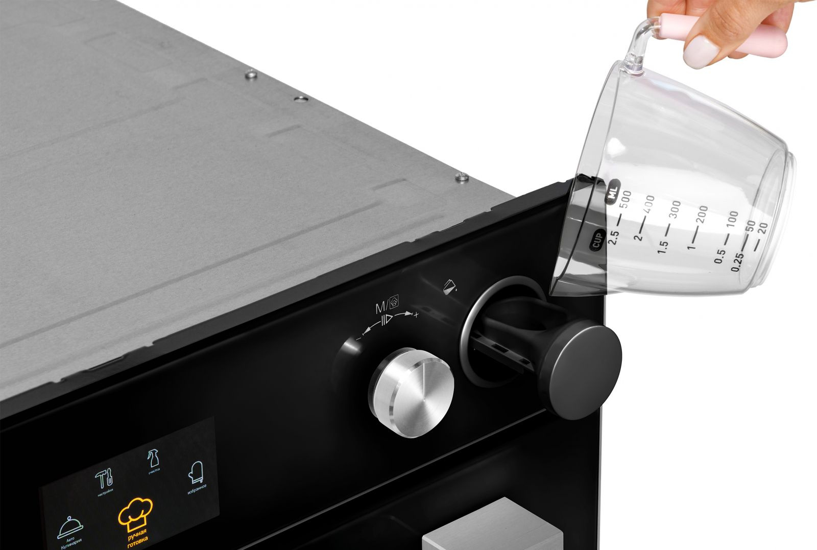 Духовой шкаф Электрический Weissgauff EOV 811 PDB Pure Steam черный — фото 7