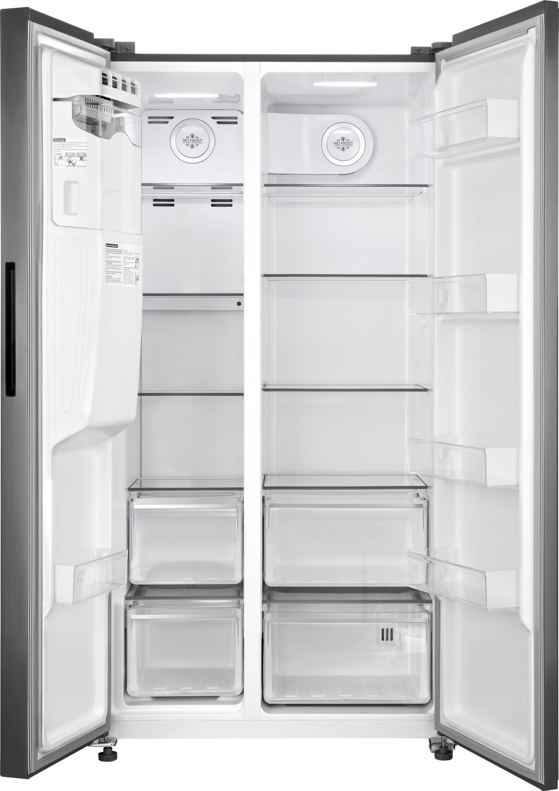 Холодильник Weissgauff WSBS 695 NFX Inverter Ice Maker — фото 2