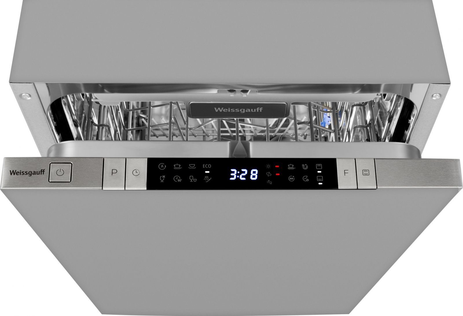 Посудомоечная машина встраив. Weissgauff BDW 4150 Touch DC Inverter узкая серебристый — фото 6