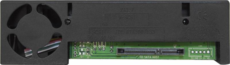 Сменный бокс для HDD AgeStar MR3-SATA(SW)-1F SATA II SATA пластик черный 3.5" — фото 4