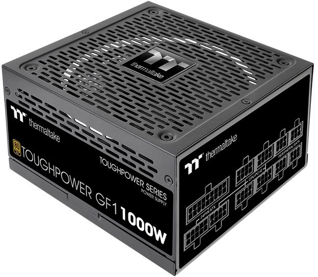 Блок питания Thermaltake ATX 1000W Toughpower GF1 80+ gold (24+4+4pin) APFC 140mm fan 12xSATA Cab Manag RTL