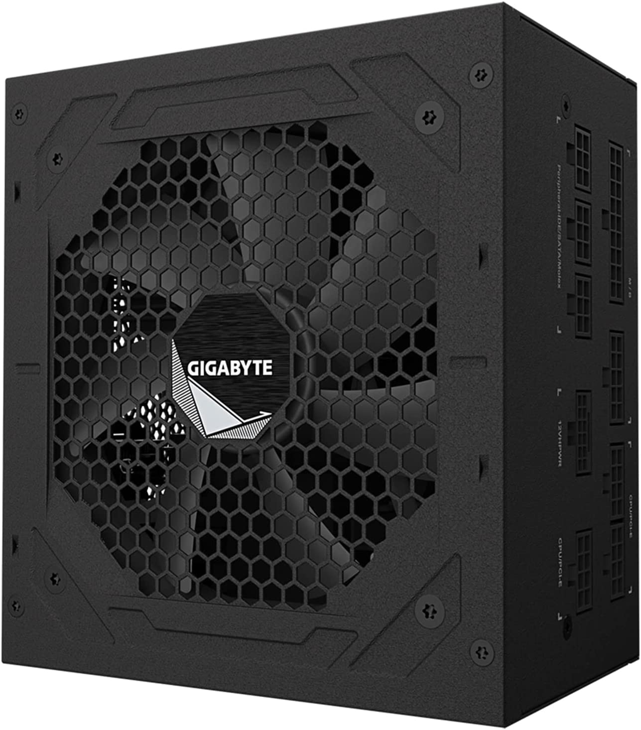 Блок питания Gigabyte ATX 1000W GP-UD1000GM PG5 80+ gold (24+4+4pin) APFC 120mm fan 8xSATA Cab Manag RTL — фото 2