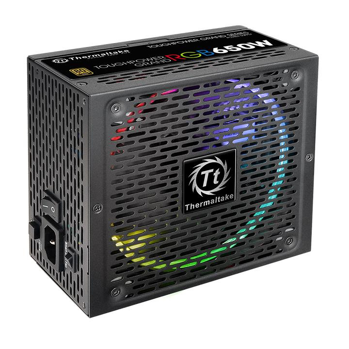 Блок питания Thermaltake ATX 650W Toughpower Grand RGB Sync 80+ gold (24+4+4pin) APFC 140mm fan color LED 9xSATA Cab Manag RTL — фото 8