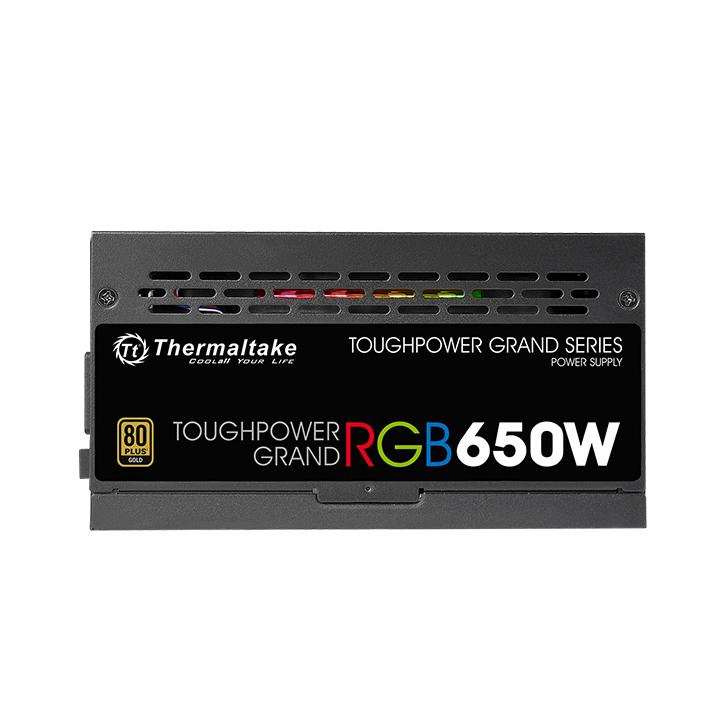 Блок питания Thermaltake ATX 650W Toughpower Grand RGB Sync 80+ gold (24+4+4pin) APFC 140mm fan color LED 9xSATA Cab Manag RTL — фото 4