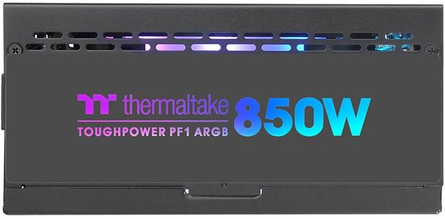 Блок питания Thermaltake ATX 850W Toughpower PF1 ARGB 80+ platinum 24+2x(4+4) pin APFC 140mm fan color LED 12xSATA Cab Manag RTL — фото 3